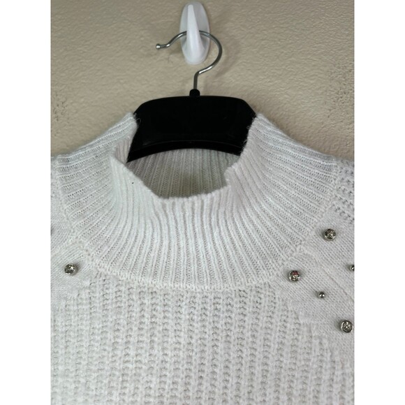 NWT Women's Liz Claiborne Long Sleeve With Rhinestones Sweater Size PXXL #593 - Picture 11 of 12